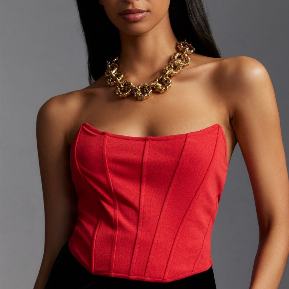 Strapless top by Anthropologie NWT size Small